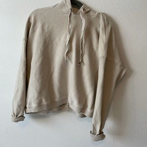 AERIE RIBBED SWEATSHIRT LARGE